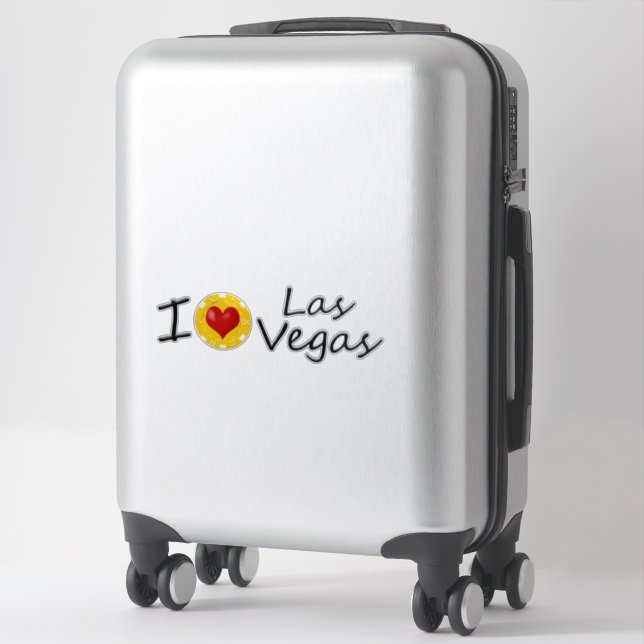 I Love Las Vegas Sticker (Suitcase)