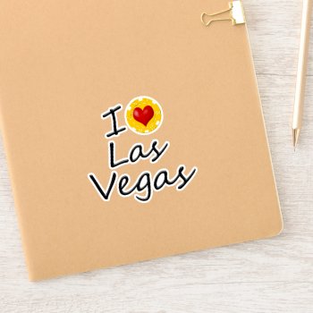 I Love Las Vegas Sticker by LasVegasIcons at Zazzle