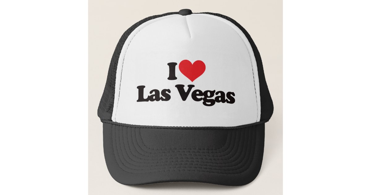 I (heart) LV I Love Las Vegas Cap Hat Black Unisex