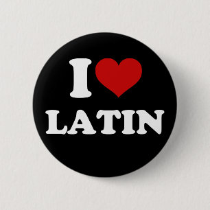 I Love Latin Button