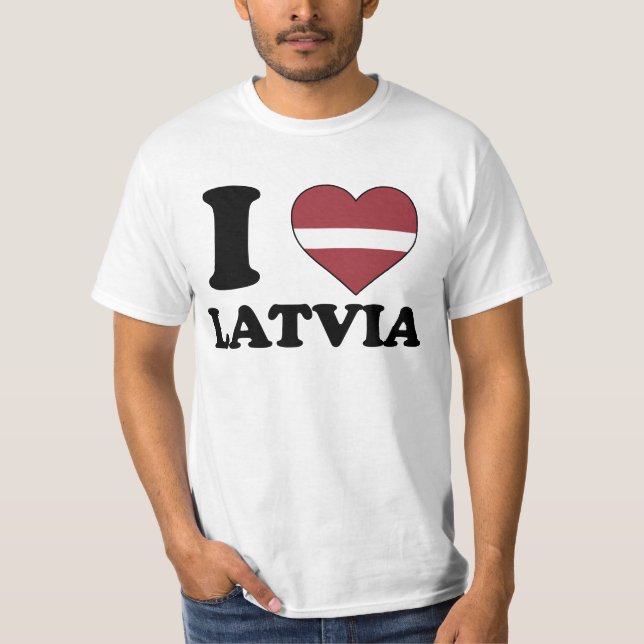 I love Latvia T-Shirt (Front)