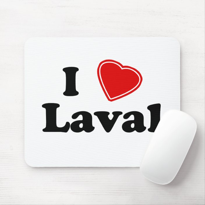 I Love Laval Mousepad