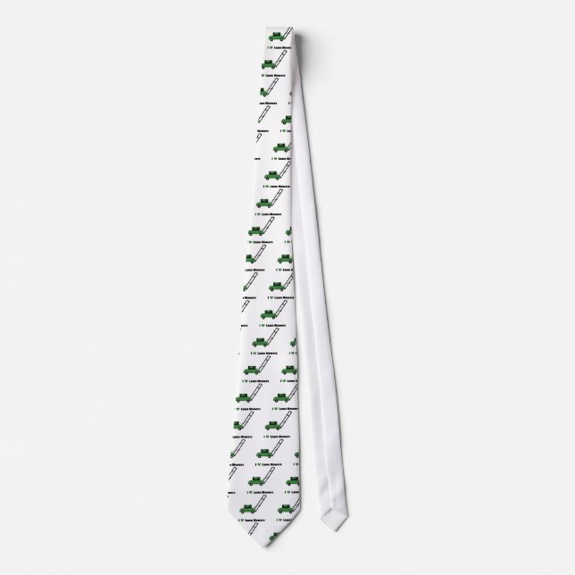 I love Lawn Mowers Tie (Front)