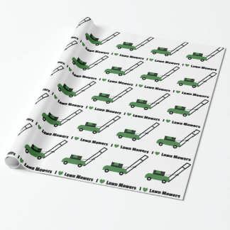 I love Lawn Mowers Wrapping Paper