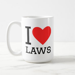 I love laws coffee mug