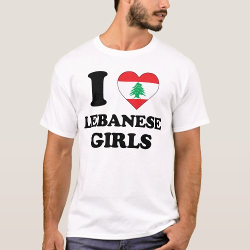 I love Lebanese Girls T_Shirt