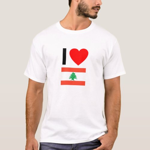 i love lebanon T_Shirt