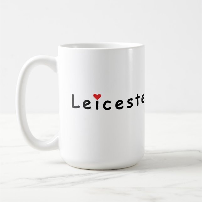 I love Leicester  Coffee Mug (Left)