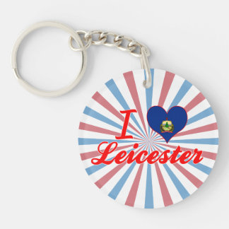 I Love Leicester, Vermont Keychain