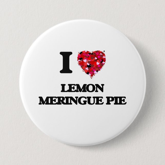 I love Lemon Meringue Pie Button (Front)