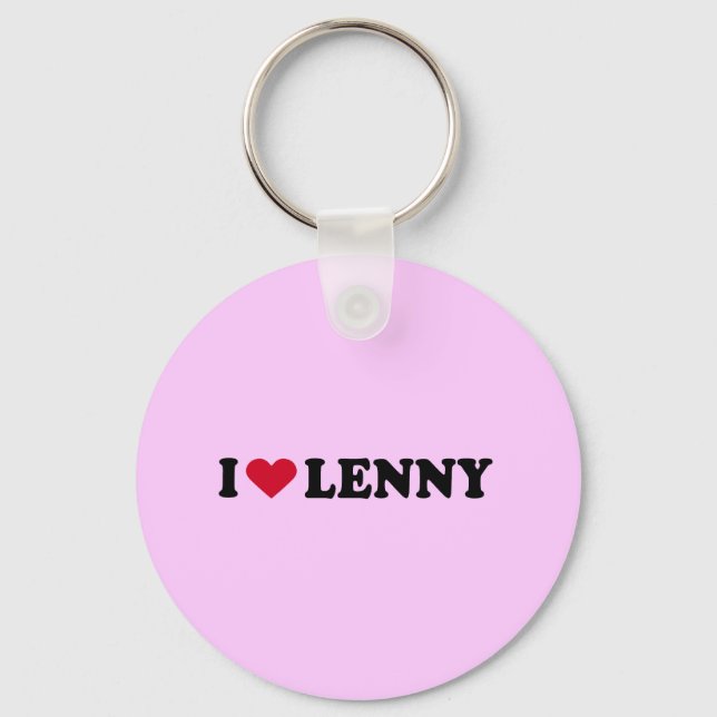 I LOVE LENNY KEYCHAIN (Front)