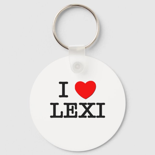 I Love Lexi Keychain (Front)
