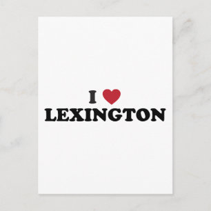 I Love Lexington Kentucky Postcard