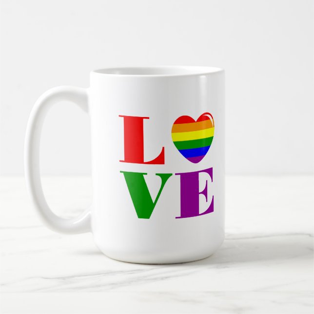 I love LGBT Coffee Mug (Left)