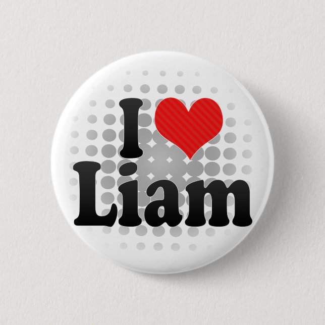 I Love Liam Button (Front)