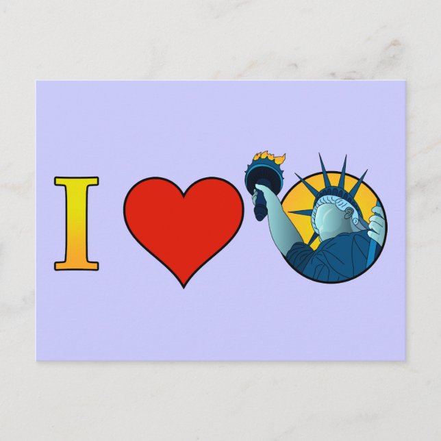 I Love Liberty Postcard (Front)