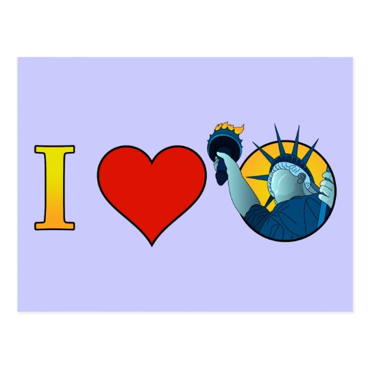 I Love Liberty Postcard