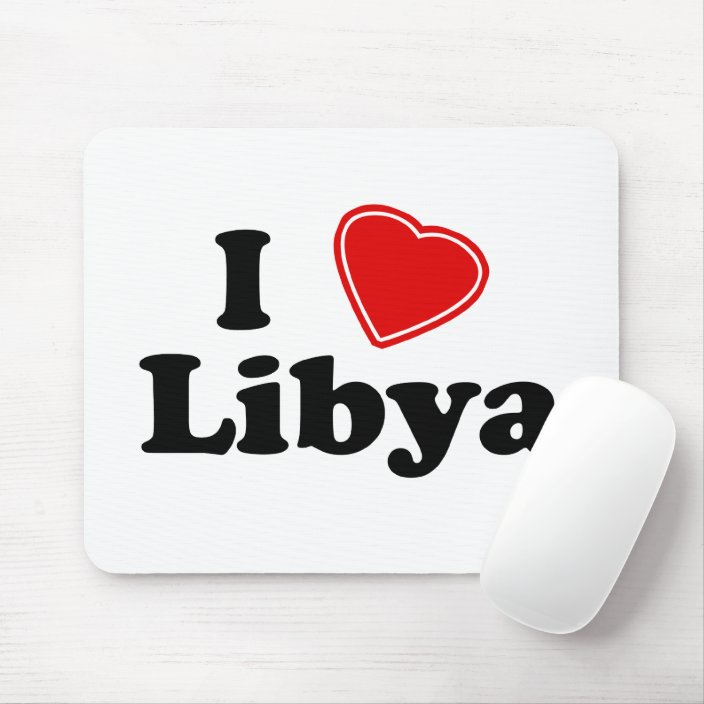 I Love Libya Mousepad