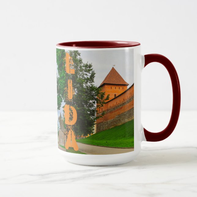 I Love Lida Belarus Architecture Castle  Mug (Right)