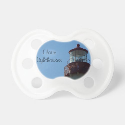 I Love Lighthouses Pacifier