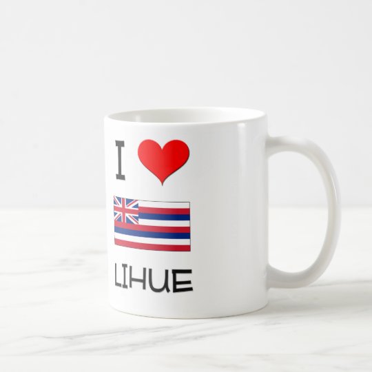 I Love LIHUE Hawaii Coffee Mug