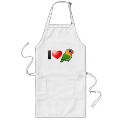 I Love Lilian's Lovebirds Long Apron