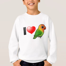 I Love Lilian's Lovebirds Kids' American Apparel Organic T-Shirt