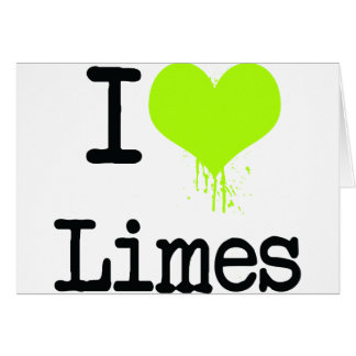 I Love Limes Cards