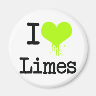 I Love Limes Magnet