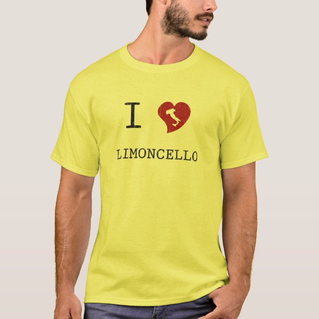 I Love Limoncello T-Shirt (Front)