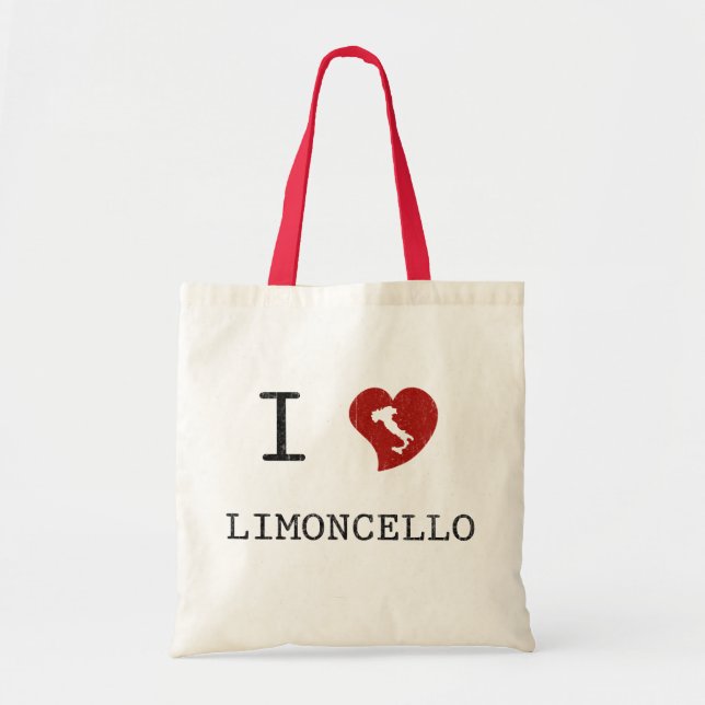 I Love Limoncello Tote Bag (Front)