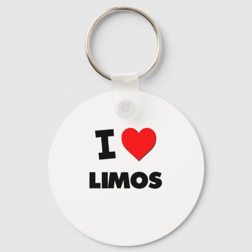 I Love Limos Keychain
