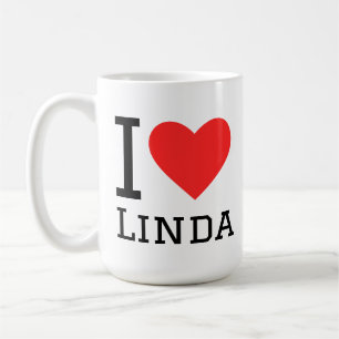 I love linda coffee mug