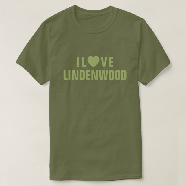 I Love Lindenwood™  T-Shirt (Design Front)