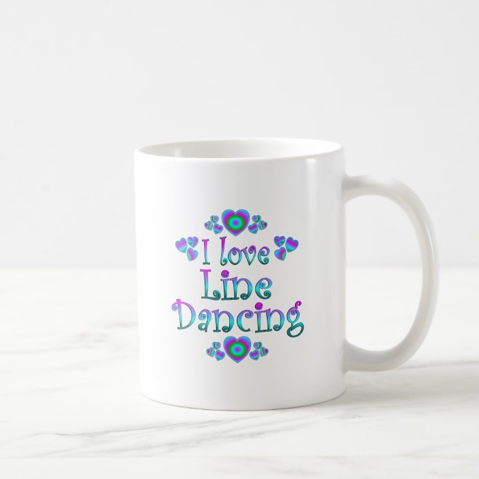 I Love Line Dancing Coffee Mug