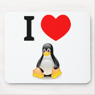 I love Linux Mouse Pad