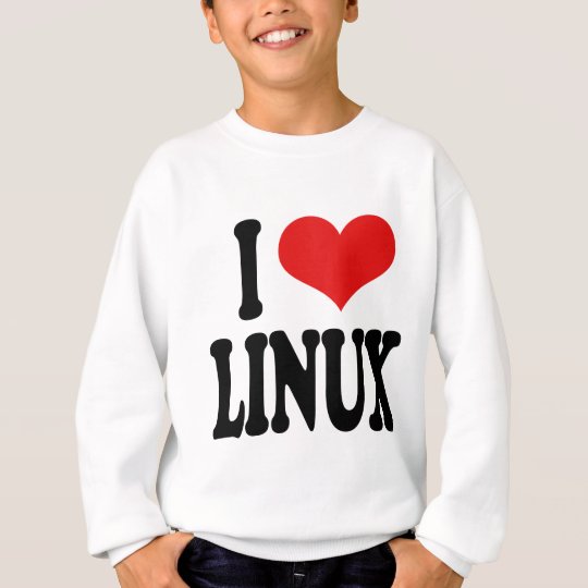 I Love Linux Sweatshirt