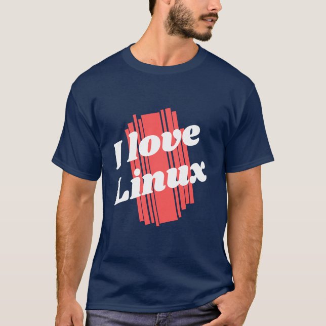 I love Linux T-shirt (Front)
