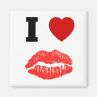 I Love Lips Kisses Magnet