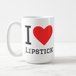 I love lipstick coffee mug