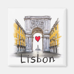 I love Lisbon Magnet
