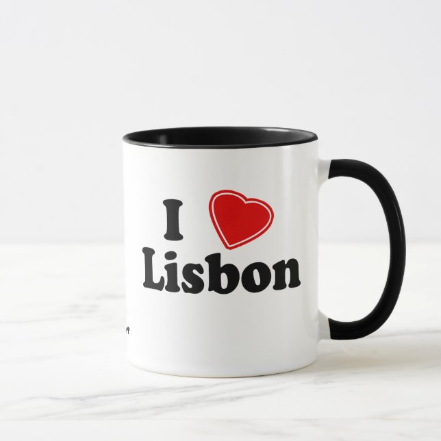 I Love Lisbon Mug (Right)