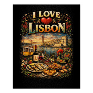 I Love Lisbon Poster