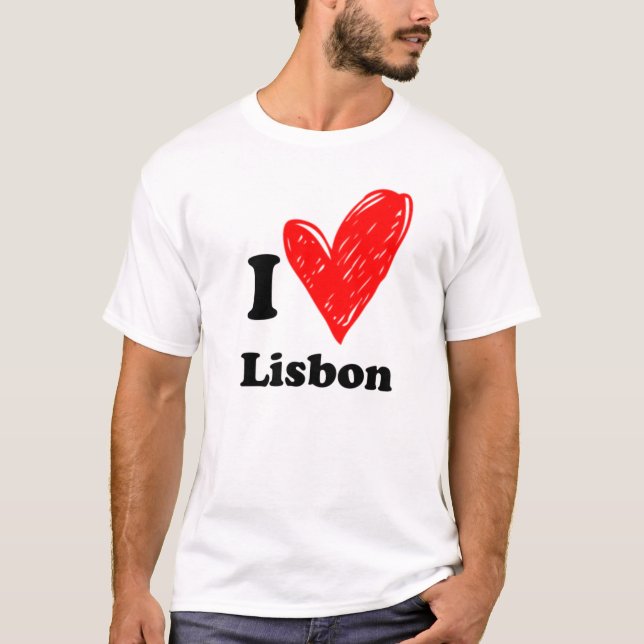 I love Lisbon T-Shirt (Front)