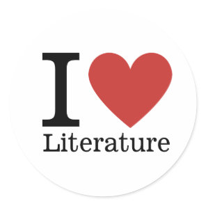 I ❤️ Love Literature STICKER