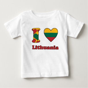 I love Lithuania Baby T-Shirt