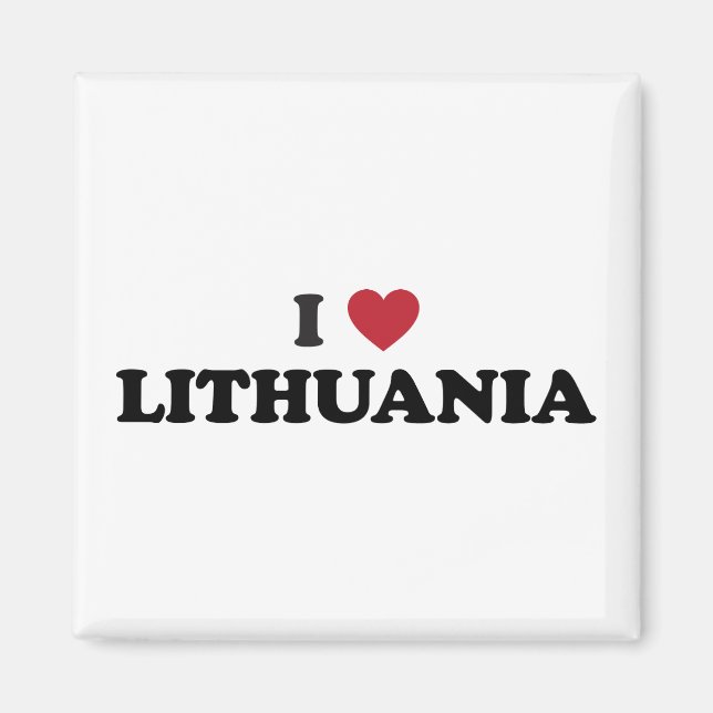 I Love Lithuania Magnet (Front)