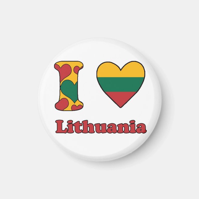 I love Lithuania Magnet (Front)