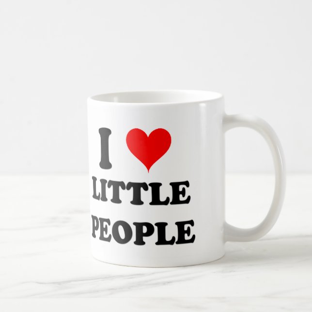 I Love Little People Coffee Mug (Right)