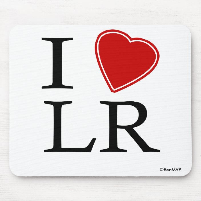 I Love Little Rock Mousepad